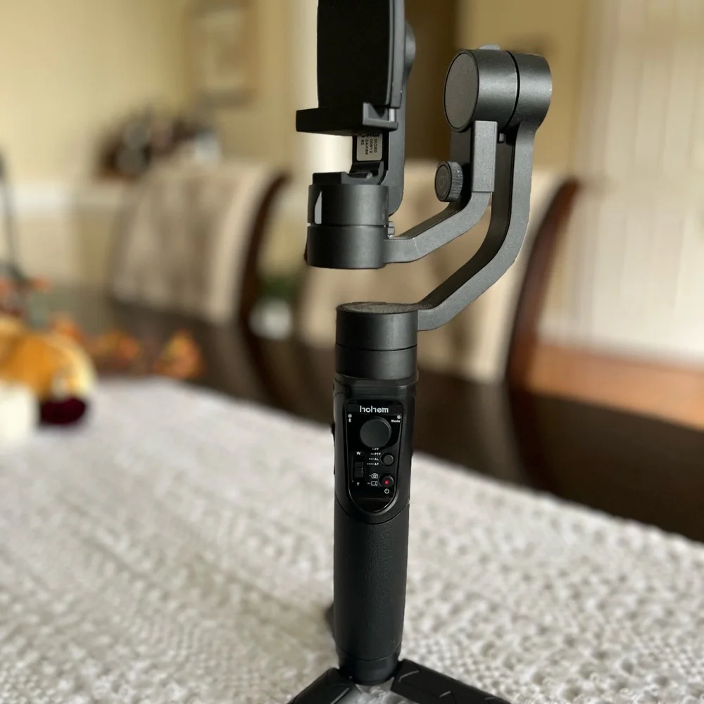 Homhem Black Handheld Gimbal Stabilizer